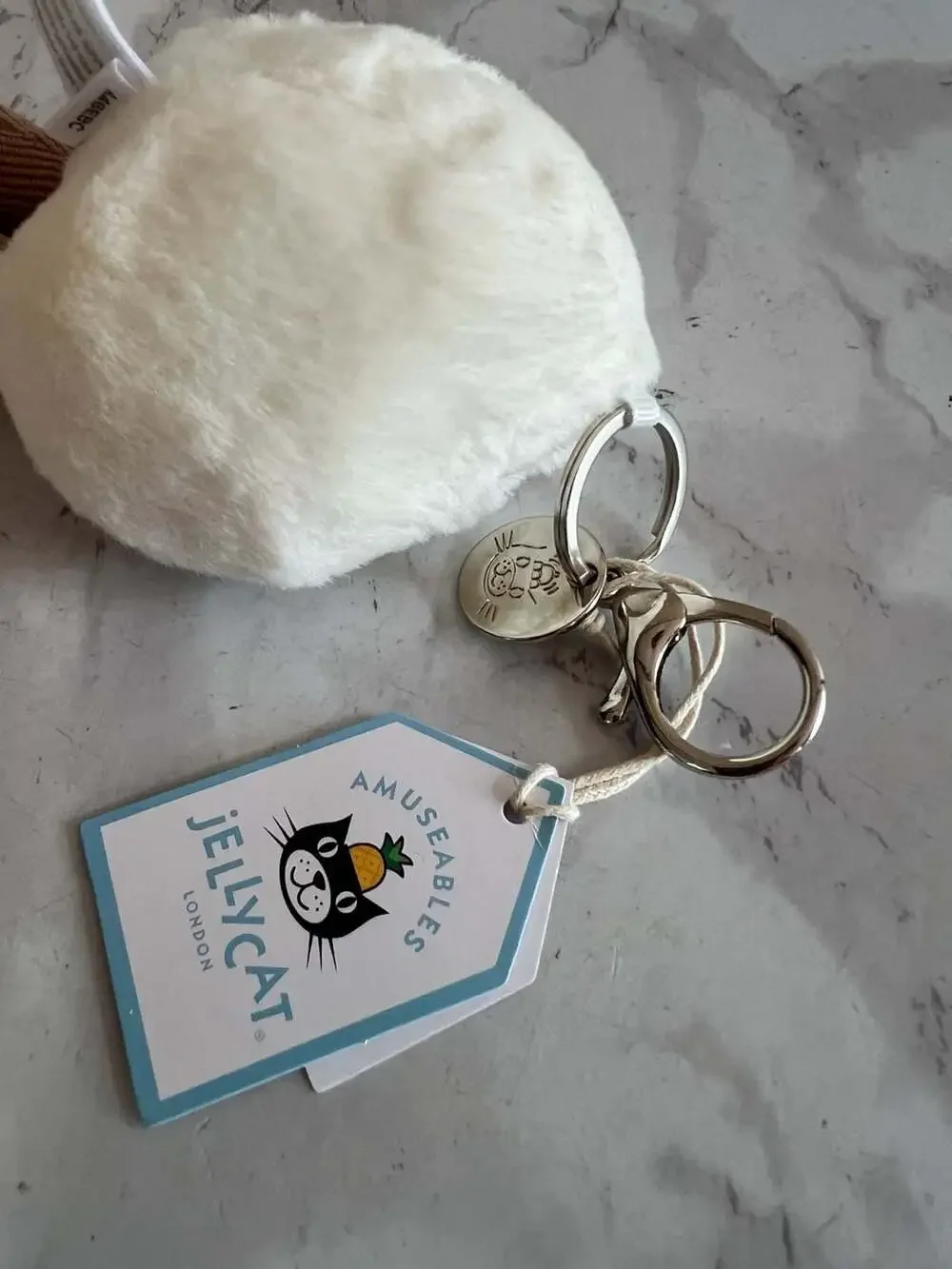 Jellycat Amuseables Happy Boiled Egg Bag Charm 100% authentic